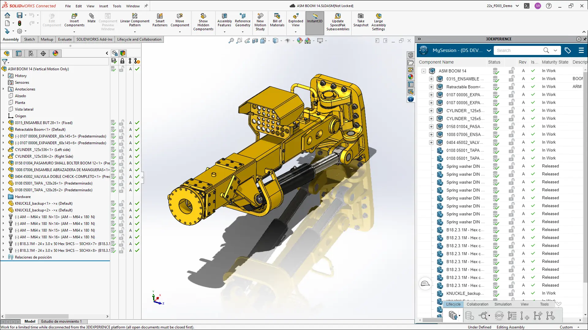 A screenshot of 3D EXPERIENCE SOLIDWORKS - Software for 2D & 3D Design